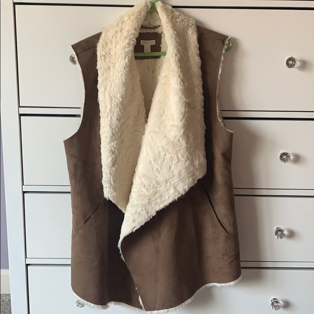 Wild Pearl Draped Vest